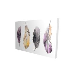 Bohemian feather set - 20x30 Print on canvas