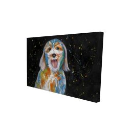 Abstract labradoodle - 20x30 Print on canvas