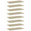 vidaXL Bookshelf Boards 8 pcs Sonoma Oak 31.5"x15.7"x0.6" Engineered Wood