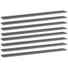 vidaXL Bookshelf Boards 8 pcs High Gloss Gray 39.4"x3.9"x0.6" Engineered Wood
