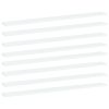 vidaXL Bookshelf Boards 8 pcs White 39.4"x3.9"x0.6" Engineered Wood