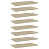 vidaXL Bookshelf Boards 8 pcs Sonoma Oak 15.7"x7.9"x0.6" Engineered Wood