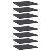 vidaXL Bookshelf Boards 8 pcs Gray 15.7"x15.7"x0.6" Engineered Wood