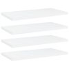 vidaXL Bookshelf Boards 4 pcs White 15.7"x7.9"x0.6" Engineered Wood