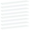 vidaXL Bookshelf Boards 8 pcs White 23.6"x3.9"x0.6" Engineered Wood
