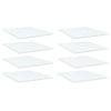 vidaXL Bookshelf Boards 8 pcs White 15.7"x19.7"x0.6" Engineered Wood