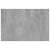 vidaXL Bookshelf Boards 8 pcs Concrete Gray 23.6"x15.7"x0.6" Engineered Wood
