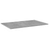 vidaXL Bookshelf Boards 4 pcs Concrete Gray 31.5"x19.7"x0.6" Engineered Wood