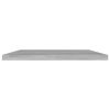 vidaXL Bookshelf Boards 4 pcs Concrete Gray 39.4"x11.8"x0.6" Engineered Wood