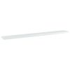 vidaXL Bookshelf Boards 8 pcs High Gloss White 31.5"x3.9"x0.6" Engineered Wood