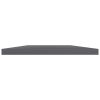 vidaXL Bookshelf Boards 8 pcs High Gloss Gray 23.6"x15.7"x0.6" Engineered Wood