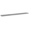 vidaXL Bookshelf Boards 4 pcs Concrete Gray 31.5"x3.9"x0.6" Engineered Wood