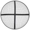 vidaXL Fire Pit with Poker 21.3"x21.3"x21.7" Steel