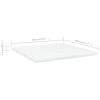 vidaXL Bookshelf Boards 4 pcs White 15.7"x15.7"x0.6" Engineered Wood