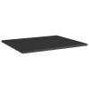 vidaXL Bookshelf Boards 4 pcs High Gloss Black 23.6"x19.7"x0.6" Engineered Wood