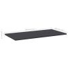 vidaXL Bookshelf Boards 8 pcs Gray 31.5"x15.7"x0.6" Engineered Wood