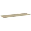 vidaXL Bookshelf Boards 4 pcs Sonoma Oak 39.4"x11.8"x0.6" Engineered Wood
