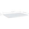 vidaXL Bookshelf Boards 8 pcs High Gloss White 15.7"x11.8"x0.6" Engineered Wood