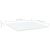 vidaXL Bookshelf Boards 8 pcs White 15.7"x15.7"x0.6" Engineered Wood