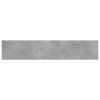 vidaXL Bookshelf Boards 8 pcs Concrete Gray 39.4"x7.9"x0.6" Engineered Wood