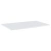 vidaXL Bookshelf Boards 4 pcs High Gloss White 31.5"x19.7"x0.6" Engineered Wood