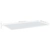 vidaXL Bookshelf Boards 8 pcs High Gloss White 31.5"x15.7"x0.6" Engineered Wood