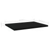 vidaXL Bookshelf Boards 4 pcs Black 15.7"x11.8"x0.6" Engineered Wood