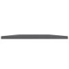 vidaXL Bookshelf Boards 4 pcs High Gloss Gray 39.4"x15.7"x0.6" Engineered Wood