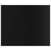 vidaXL Bookshelf Boards 8 pcs High Gloss Black 23.6"x19.7"x0.6" Engineered Wood