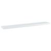 vidaXL Bookshelf Boards 8 pcs High Gloss White 23.6"x3.9"x0.6" Engineered Wood