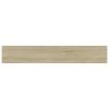 vidaXL Bookshelf Boards 8 pcs Sonoma Oak 23.6"x3.9"x0.6" Engineered Wood