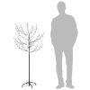 vidaXL Christmas Tree 120 LEDs Blue Light Cherry Blossom 5 ft