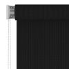 vidaXL Outdoor Roller Blind 63"x90.6" Black