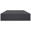 vidaXL Bookshelf Boards 4 pcs Gray 39.4"x3.9"x0.6" Engineered Wood
