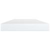 vidaXL Bookshelf Boards 8 pcs High Gloss White 15.7"x3.9"x0.6" Engineered Wood