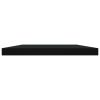 vidaXL Bookshelf Boards 4 pcs Black 39.4"x7.9"x0.6" Engineered Wood