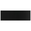 vidaXL Bookshelf Boards 4 pcs High Gloss Black 23.6"x7.9"x0.6" Engineered Wood