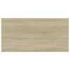 vidaXL Bookshelf Boards 8 pcs Sonoma Oak 23.6"x11.8"x0.6" Engineered Wood