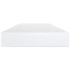 vidaXL Bookshelf Boards 8 pcs High Gloss White 39.4"x3.9"x0.6" Engineered Wood