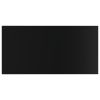 vidaXL Bookshelf Boards 8 pcs High Gloss Black 31.5"x15.7"x0.6" Engineered Wood