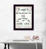 "Be Careful" by Annie LaPoint; Ready to Hang Framed Print; Black Frame