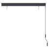 vidaXL Outdoor Roller Blind 55.1"x98.4" Anthracite