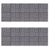 vidaXL Decking Tiles 20 pcs Gray Wash 11.8"x11.8" Solid Acacia Wood