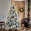 109 CT Gold Christmas Ornaments Set 2022 Decorative Christmas Tree Decorations; Various 25 styles of Xmas Decor with Christmas Balls; Stocks; Star; Ic