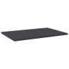 vidaXL Bookshelf Boards 8 pcs Gray 23.6"x15.7"x0.6" Engineered Wood
