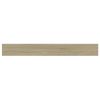 vidaXL Bookshelf Boards 4 pcs Sonoma Oak 31.5"x3.9"x0.6" Engineered Wood