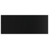 vidaXL Bookshelf Boards 4 pcs High Gloss Black 39.4"x15.7"x0.6" Engineered Wood