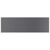 vidaXL Bookshelf Boards 4 pcs High Gloss Gray 31.5"x7.9"x0.6" Engineered Wood
