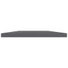 vidaXL Bookshelf Boards 4 pcs High Gloss Gray 15.7"x11.8"x0.6" Engineered Wood
