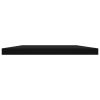 vidaXL Bookshelf Boards 4 pcs Black 15.7"x11.8"x0.6" Engineered Wood